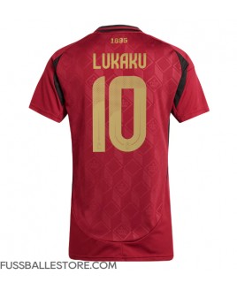 Günstige Belgien Romelu Lukaku #10 Heimtrikot Damen EM 2024 Kurzarm